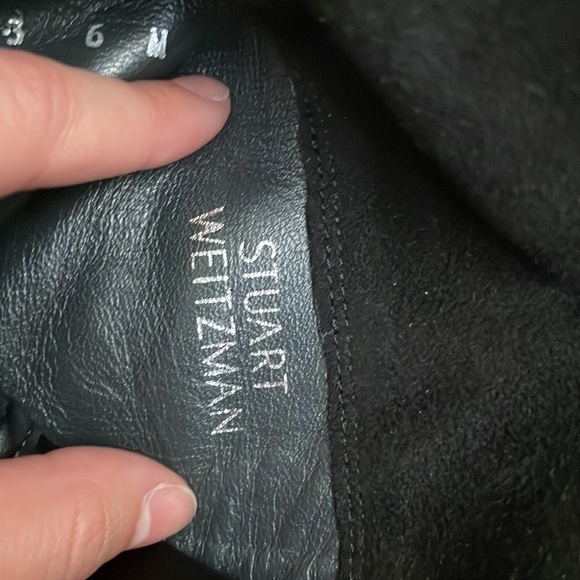 STUART WEITZMAN- Women's Allgood Suede Over-the-Knee Boots - Picture 2 of 4
